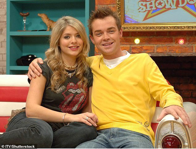 Stephen and Holly are pictured together on CITV in 2006, at the start of their presenting careers