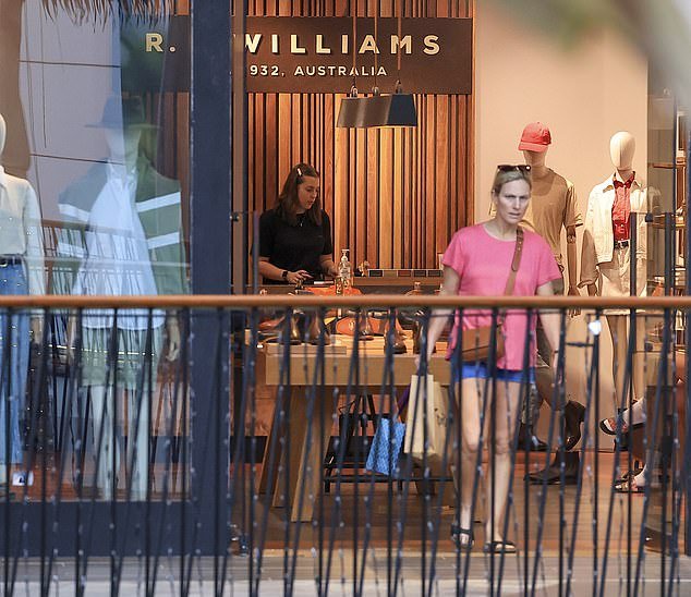 She had also shopped at iconic shoe and clothing brand RM Williams