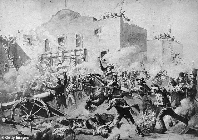 Texas has a long-standing independence movement dating back to the struggle to break away from Mexico in the early 1800s.  The Battle of the Alamo became a pivotal moment (depicted in this painting) in the history of the movement