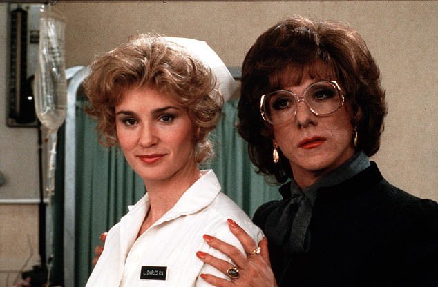Jessica's first Oscar came in 1983 for her role in Tootsie, in which she played a struggling actress.  She won the trophy for Best Supporting Actress