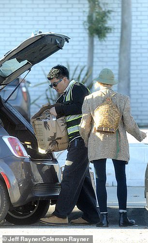 The American Gigolo star convinced a young supermarket worker to carry her shopping bags to her car and was seen giving him a generous tip