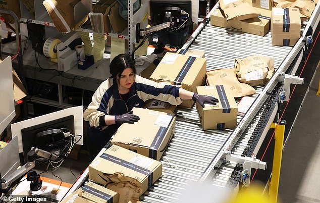 Some of the simplest scams rely on the hope that a refund will be issued once a return shipping label has been scanned, before a retailer has a chance to inspect the goods (file photo)