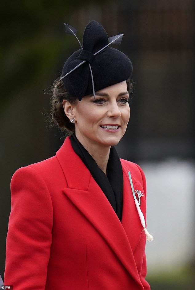 It is also understood that the Princess is unlikely to attend any engagements before St David's Day in March.  Pictured at the 2023 event