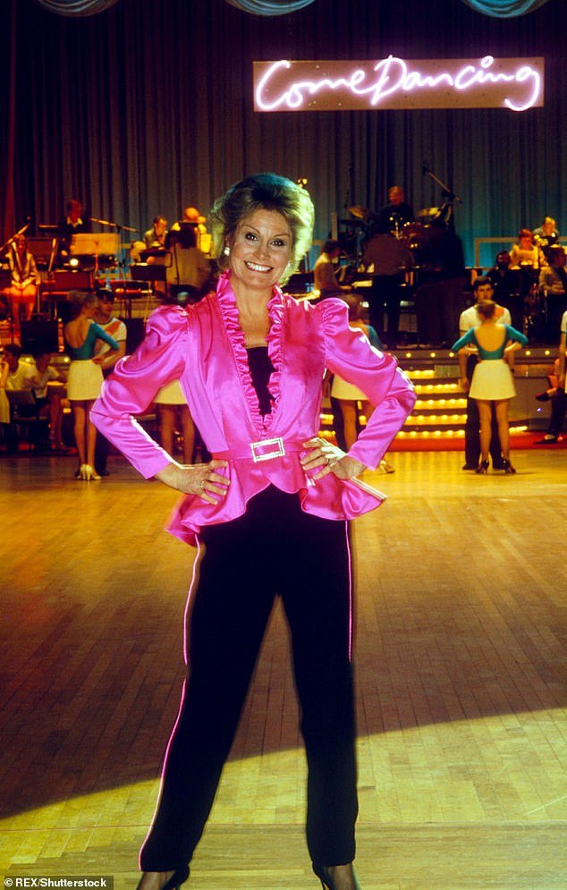 Angela previously hosted Come Dancing, on which Strictly is based (pictured 1988)