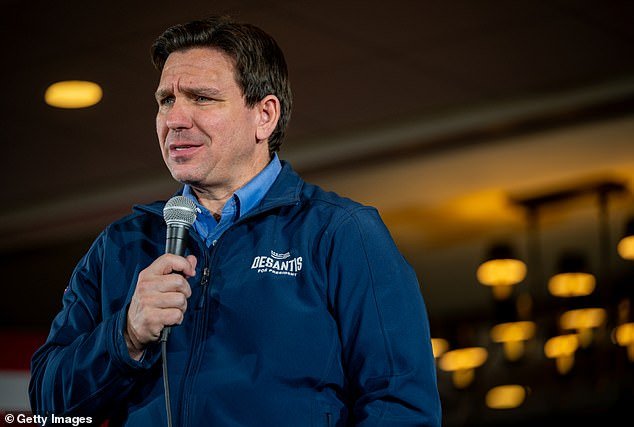 Florida Governor Ron DeSantis, who defeated Haley for second place in Iowa, fell 5 percent