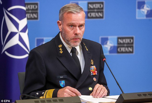 Admiral Rob Bauer, the chairman of NATO's Military Committee, urged both citizens and governments to prepare for conflict and possible conscription