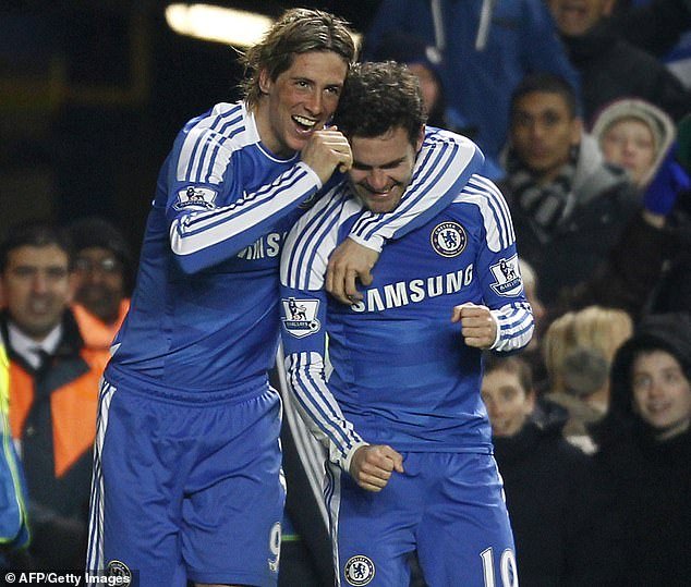 Berrada also celebrated Fernando Torres' partnership with Juan Mata to put Chelsea 2–0 ahead against Manchester United in February 2012 - in a match that ultimately ended 3–3.