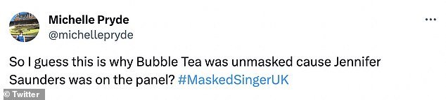 1705786484 69 The Masked Singer UKs Bubble Tea is unveiled as Absolutely