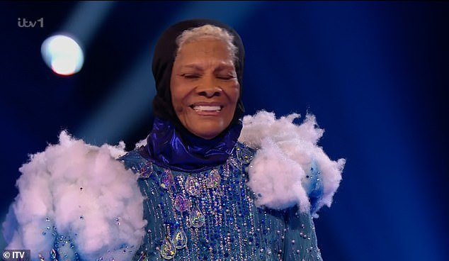 It comes after Dionne Warwick became the first character to be unmasked during the series' first week (pictured last month)