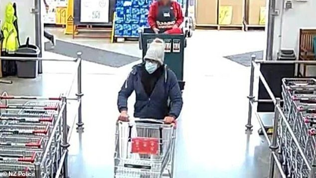 That same day, CCTV footage captured Phillips with his head and face completely covered by a hat, reading glasses and a mask in Bunnings