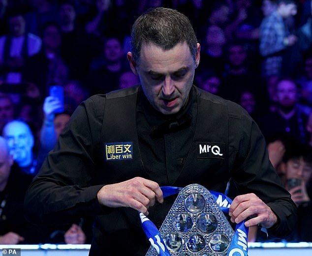 He has already won the Masters, the UK Championship and the World Grand Prix so far this season