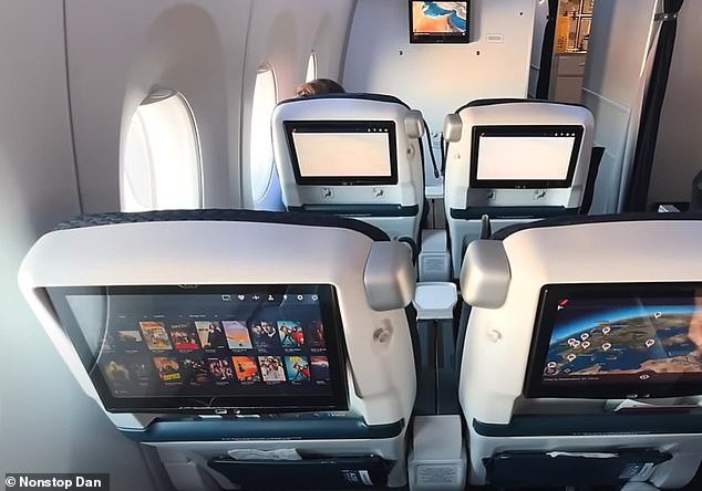 Dan describes Air France A350's premium economy cabin as 'beautiful'