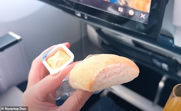 Dan wonders how the French 'agree to serve this kind of bread on their national airline'