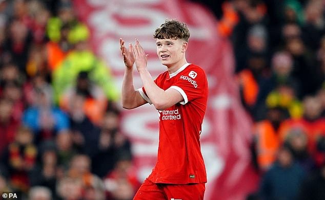 It was a proud day for Liverpool's academy, with James McConnell making a big impact