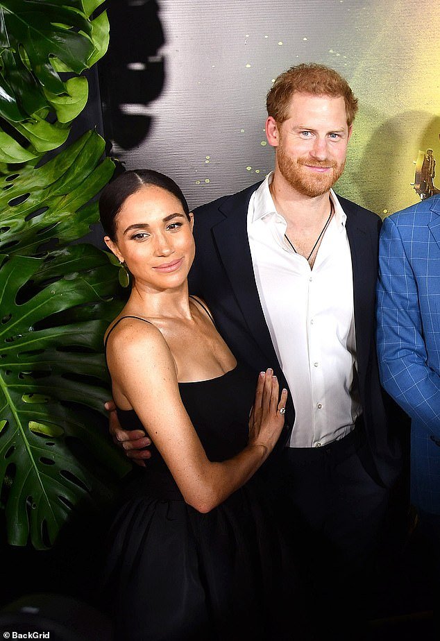 Prince Harry and his wife Meghan Markle made a surprise appearance at the world premiere of Bob Marley: One Love in Kingston, Jamaica on Tuesday