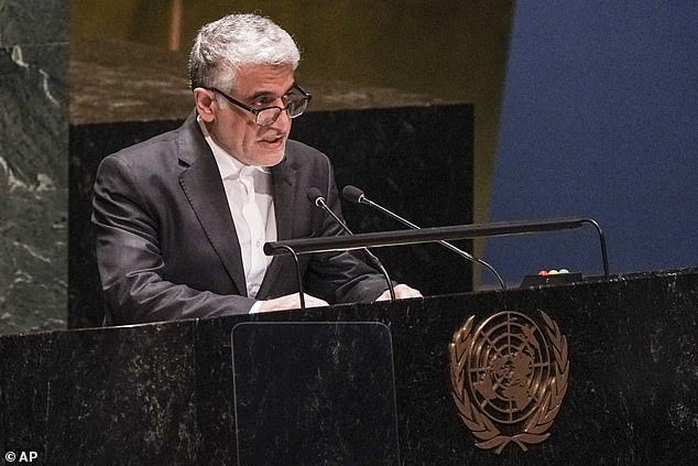 Iran's UN Ambassador Amir Saeid Iranani has said Iran will retaliate against attacks on its interests