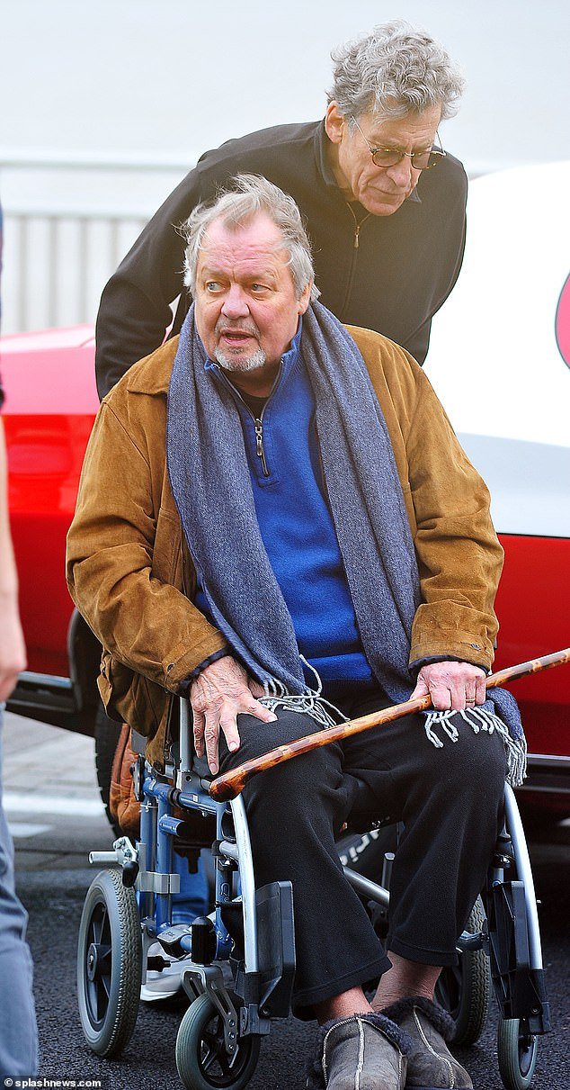 American-British actor and singer David Soul sadly passed away on Thursday at the age of 80 (pictured in 2017 with Paul Michael Glaser)