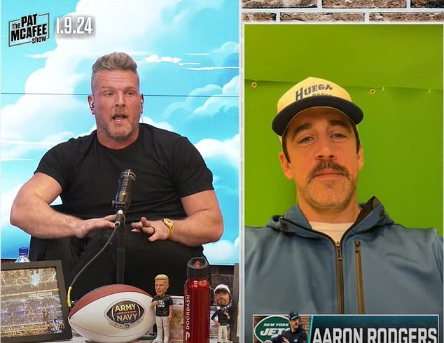 Aaron Rodgers appeared on the Pat McAfee Show on Tuesday to address the ongoing controversy