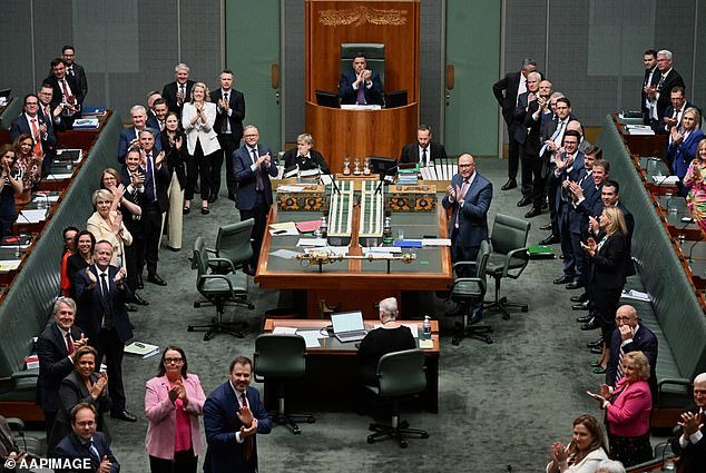 Labour's national platform believes that fixed four-year terms for the House of Representatives and the Senate should be considered.  However, changes would only come about through a successful referendum (photo, Parliament House in Canberra)