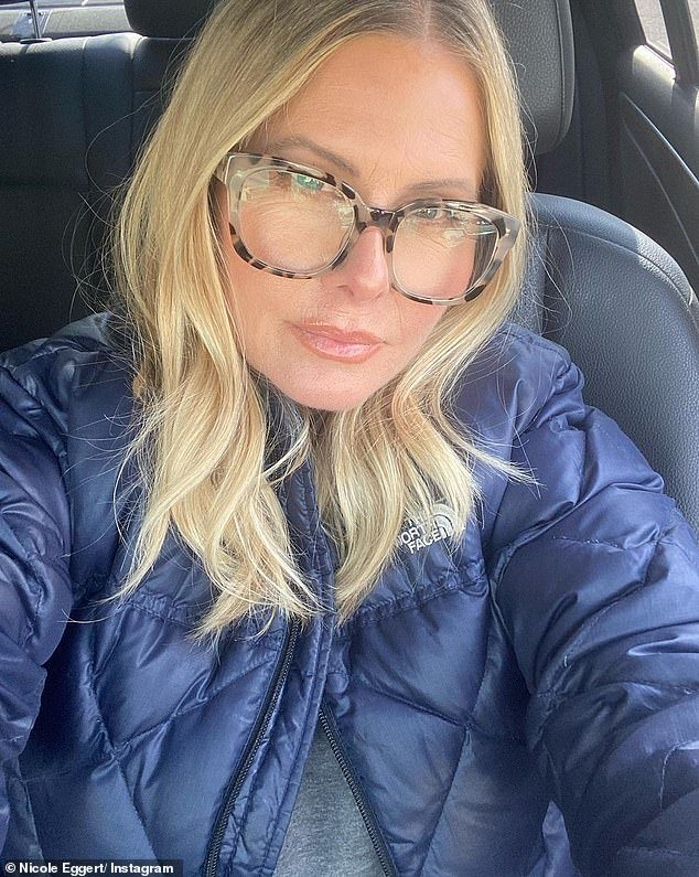 Nicole Eggert, 51, revealed she was diagnosed with breast cancer last month in December and admitted the 'journey has been tough for me'
