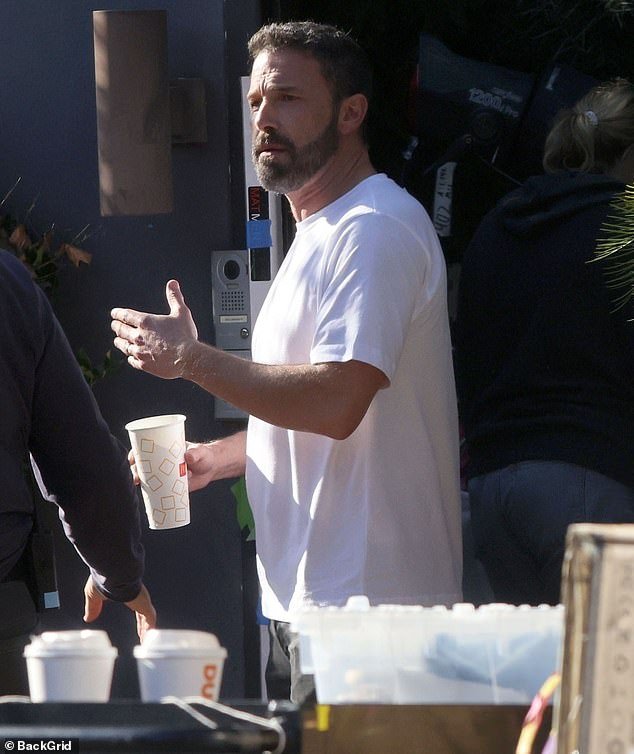 Ben Affleck was spotted in Los Angeles on Saturday on the set of a Dunkin' Donuts commercial, enjoying a drink from rival fast-food chain McDonald's, of which he is also a fan