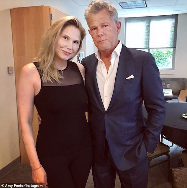 David Foster's daughter, Amy S. Foster, defended him after an Instagram user criticized his parenting on Friday