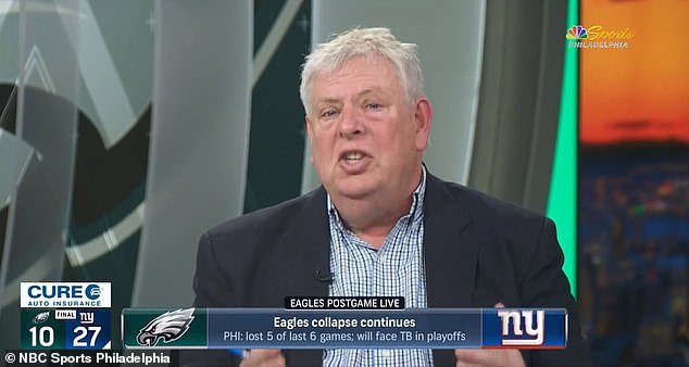 The NBC Sports Philadelphia crew slammed the Eagles after an embarrassing loss to the Giants