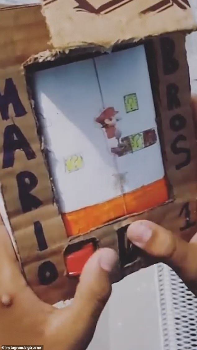 This is the ingenious moment a kid in Venezuela showed off the Game Boy console he made entirely out of cardboard