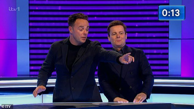 Limitless Win is more complicated, a guessing game with twists copied from classic quizzes including Who Wants To Be A Millionaire?  and play your cards right.  In less capable hands its complexity could overwhelm it, but Ant and Dec take advantage of the voluminous rules by inciting the players to non-stop chatter and excitement.