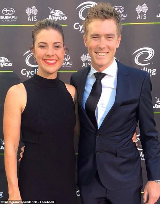Rohan Dennis and his wife were scheduled to be the faces of the Family Ride in the Tour Down Under on January 13 through Adelaide's CBD