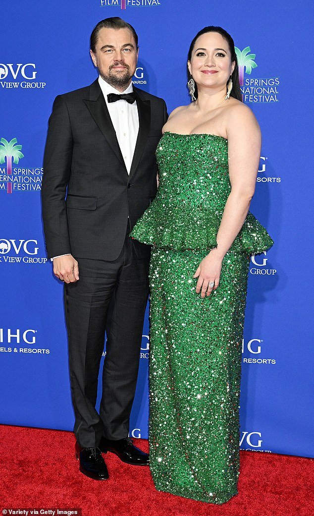 Leonardo DiCaprio and Lily Gladstone made a splash as they walked the red carpet together at the Palm Springs International Film Festival Awards on Thursday night