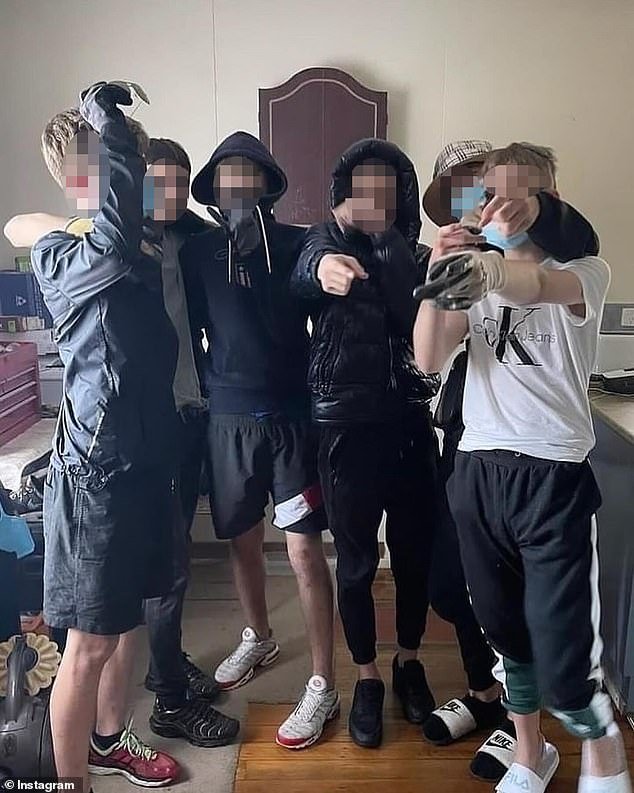 A social media account exposing teenage criminals in Queensland has gained a following as the state tackles a wave of youth crime (pictured, one of the account's posts)