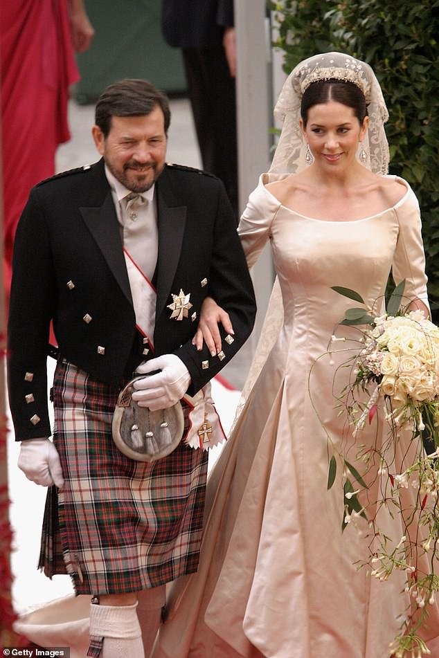 Princess Mary's father, maths teacher John Donaldson, won't be in the crowd when she ascends the Danish throne on Monday