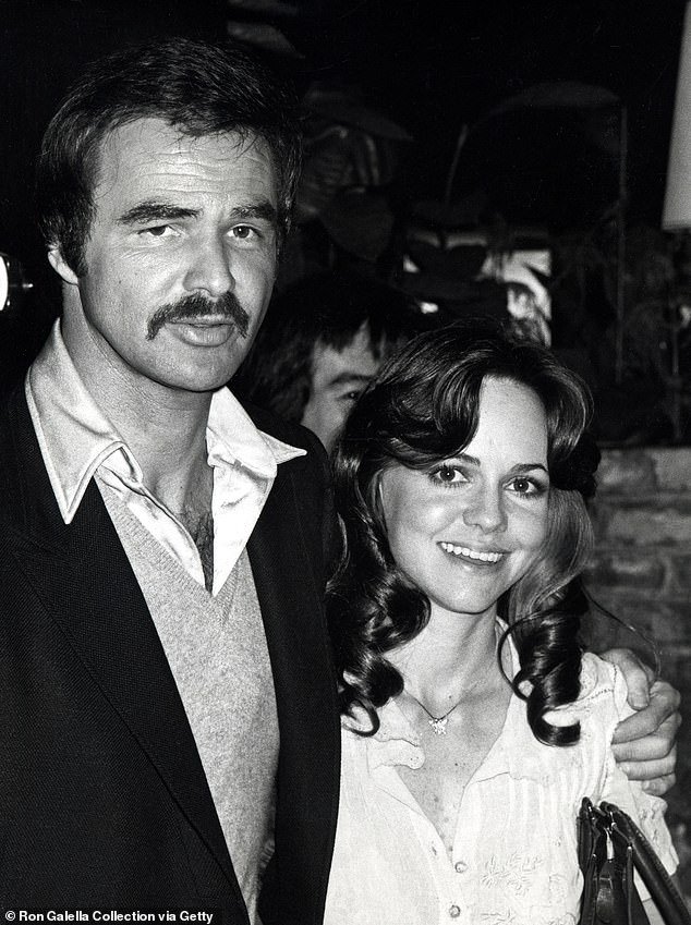 Sally Field, 77, says in Dave Karger's new book 50 Oscar Nights that her then-boyfriend Burt Reynolds refused to attend the 1980 Oscars with her when she was nominated for Norma Rae;  seen in 1978