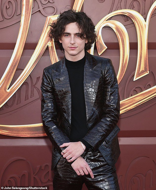 During an interview of Jacob and Barry for Vogue UK, Jacob revealed that Timothée Chalamet was director Emerald Fennell's original choice (pictured at the Wonka premiere)