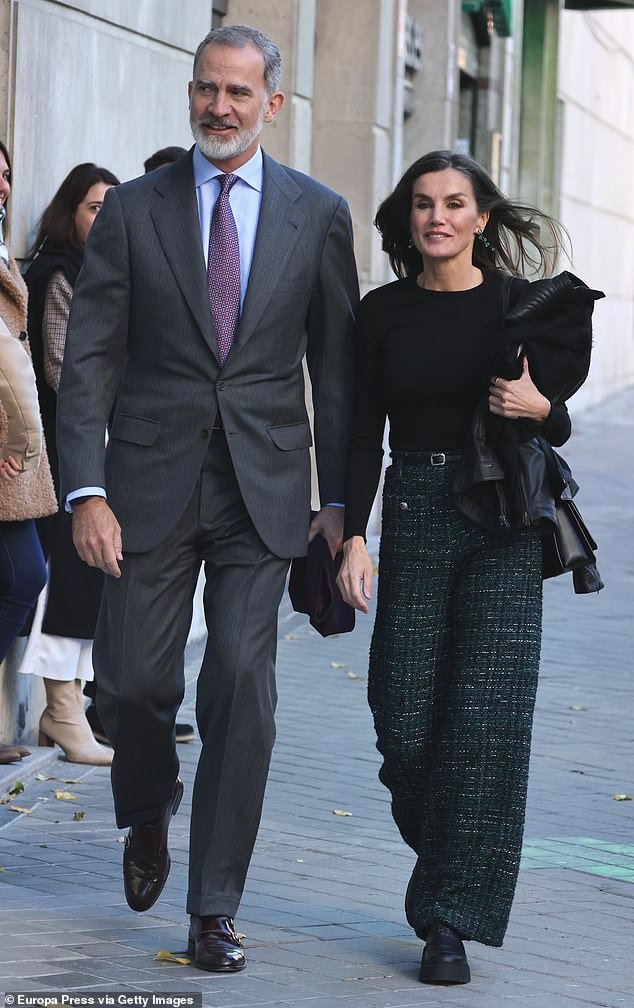 Queen Letizia's former brother-in-law (pictured with husband King Felipe) has revealed he is preparing to publish his own tell-all book