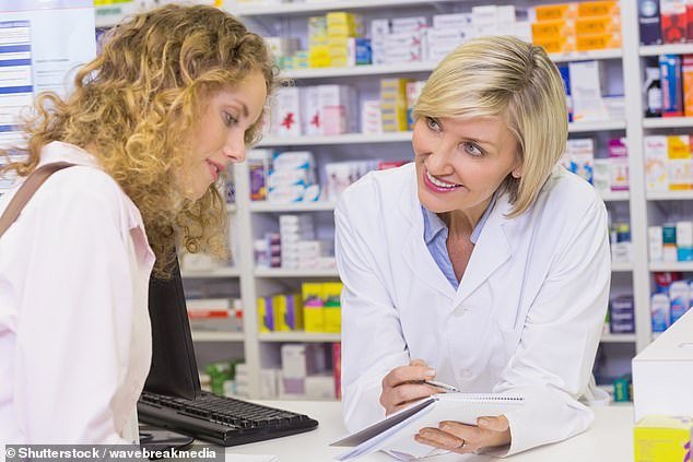Launching across England today, the Pharmacy First service allows pharmacists to provide expert advice and supply medicines for seven common conditions (Stock Image)