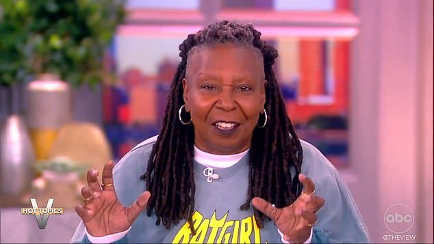 The conversation about Argylle and Taylor came just after Whoopi and Joy spoke about why football fans are so angry with the singer