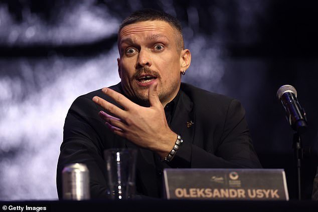 Usyk (pictured) is still hoping to box on that February 17 date, with IBF mandatory challenger Filip Hrgovic mentioned as a possible opponent for the Ukrainian heavyweight