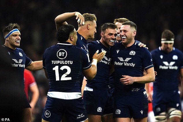 Scotland were in complete control for the first 40 minutes at the Principality Stadium