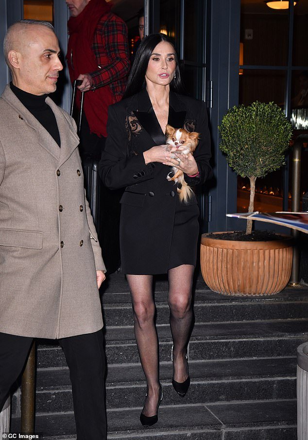 She was spotted with Pilaf in New York's Tribeca neighborhood on January 31