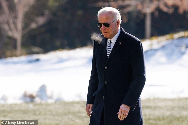 “You know, nine months is a long time,” Trump said of Biden's remaining time in his first term, adding, “He's not being respected.  He is laughed at all over the world.  He's not doing well
