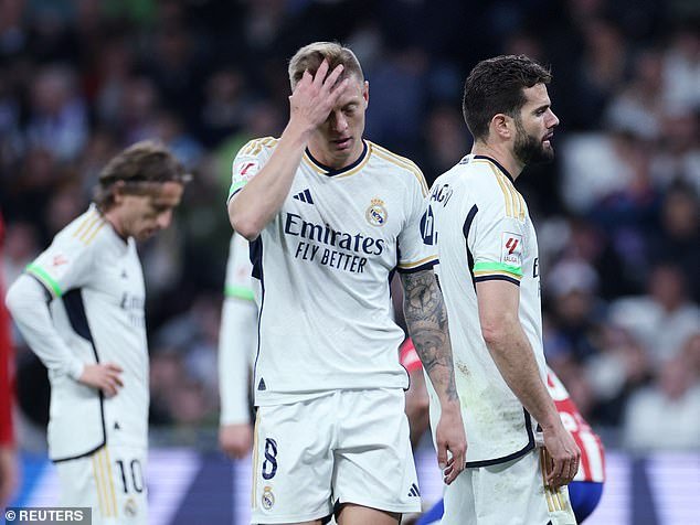Real Madrid were left frustrated after their rivals scored an equalizer in extra time