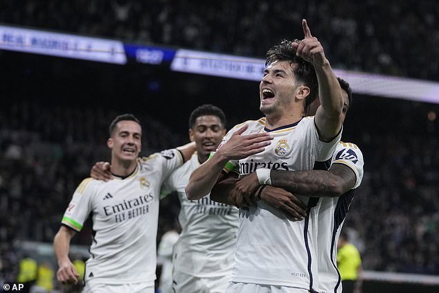 Brahim Diaz had given Los Blancos the lead in the twentieth minute of the match on Sunday
