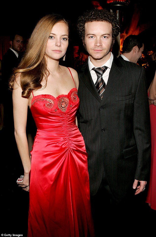 The former couple pictured together at a Golden Globes after-party in 2005