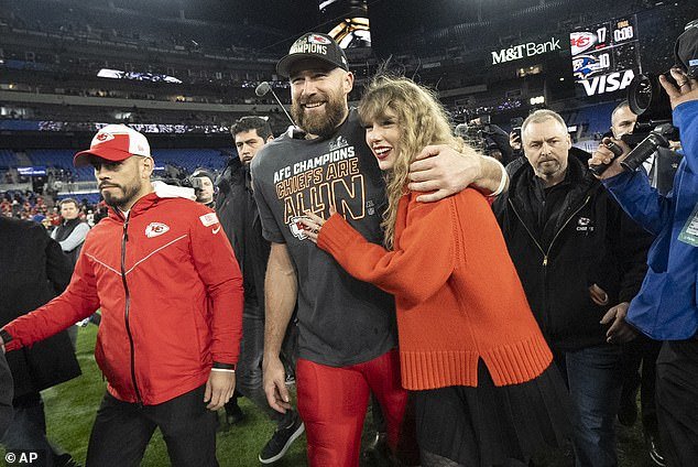Kelce and Swift have been a public item since the Chiefs game against the Bears in September
