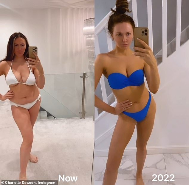 Charlotte revealed last month that she is ready to 'start all over' on her fitness journey