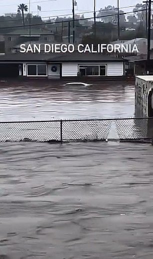 In San Diego, the roads have turned into rivers