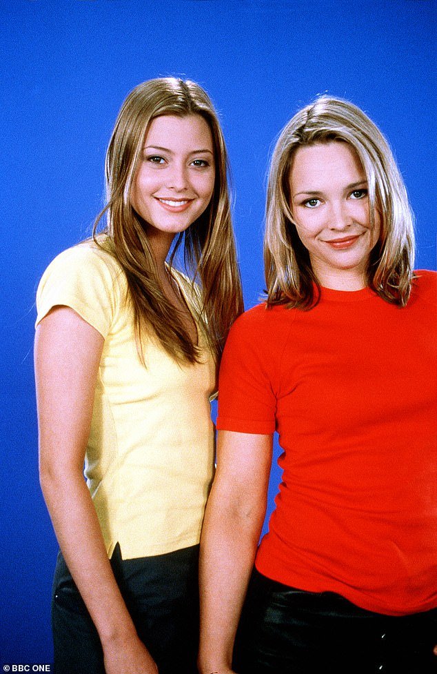 Holly (right) appeared in hundreds of episodes of the show before leaving in 2002 (pictured with co-star Carla Bonner)