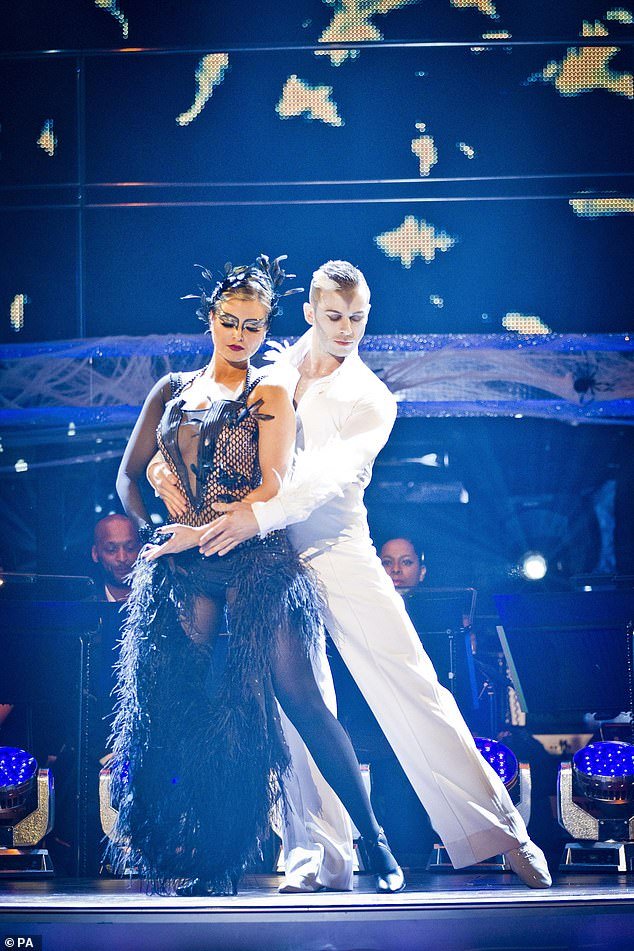 A memorable performance on the program saw Holly and Artem dance on Swan Lake in American Smooth style